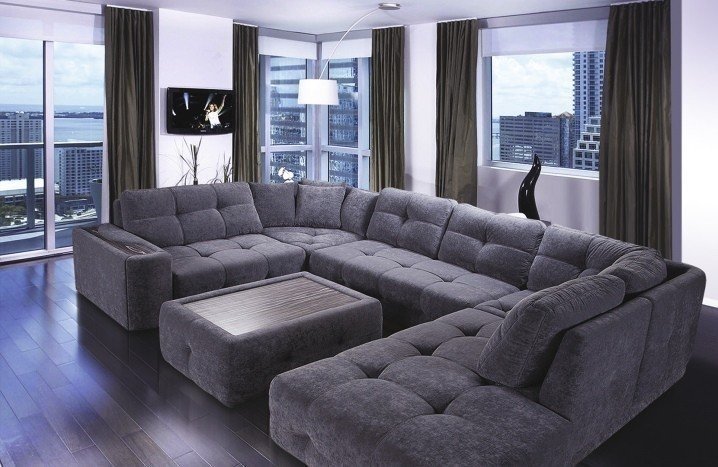 Большие диваны для гостиной