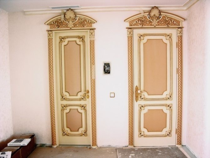 Двери в стиле барокко