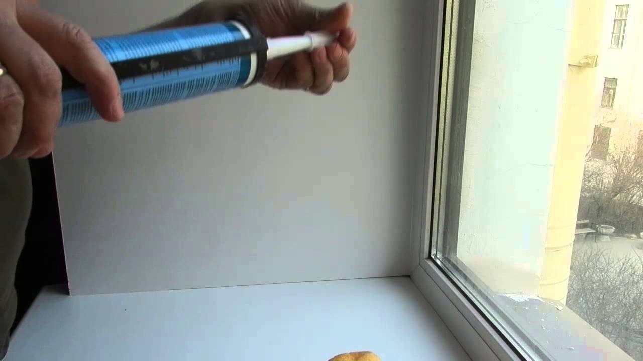 Жидкий пластик для заделывания щели пластиковыми окнами