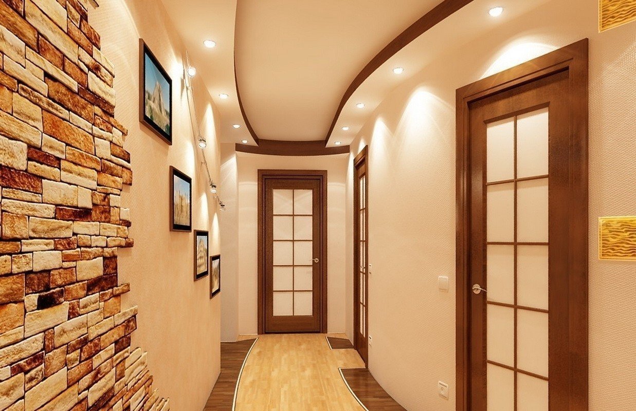 Прихожая в современном стиле дизайн узкий коридор