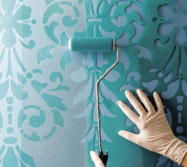 Трафареты для окраски стен