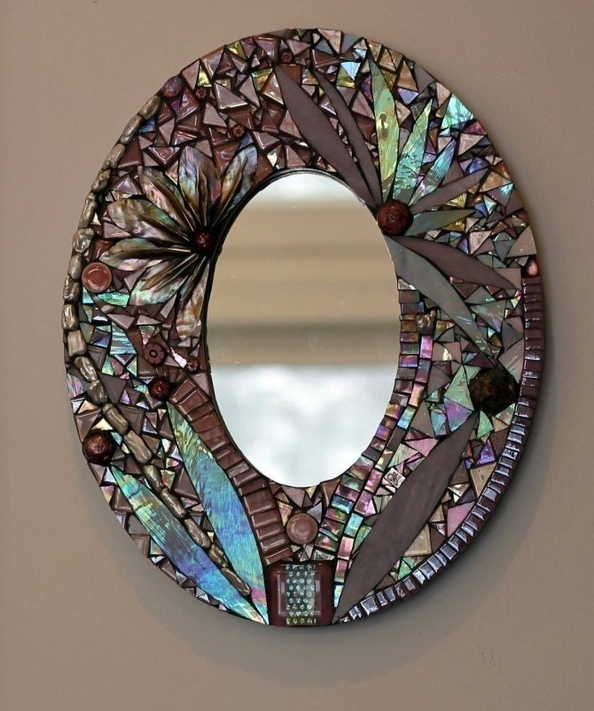 Декор старого зеркала