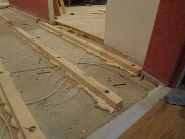 Анкера для крепления лаг к бетонному полу