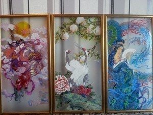 Китайская живопись по стеклу