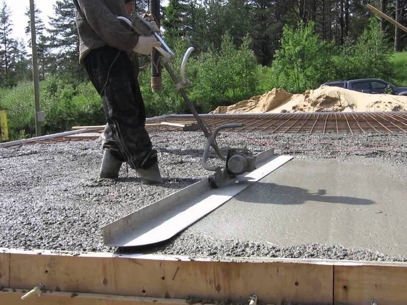 Виброрейка для укладки бетона