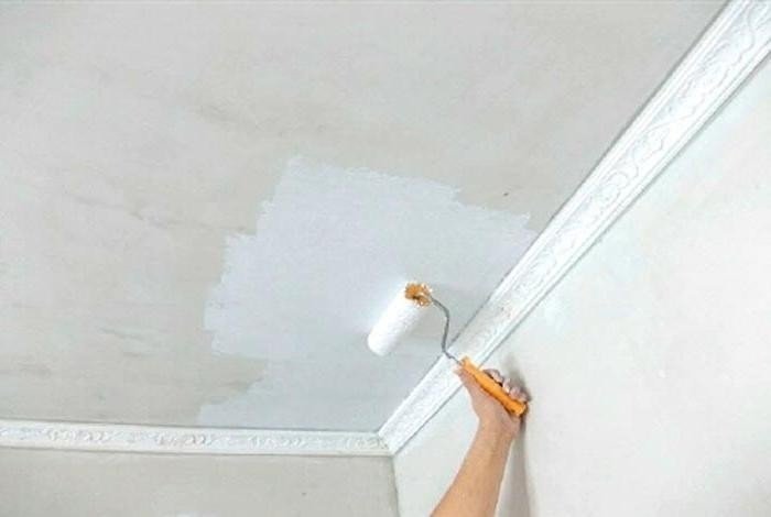 Шпаклевка потолка под покраску
