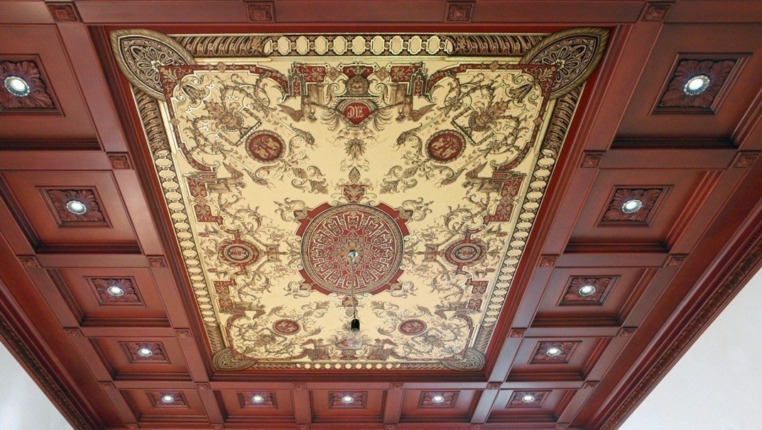 Кессонный потолок юсуповский дворец