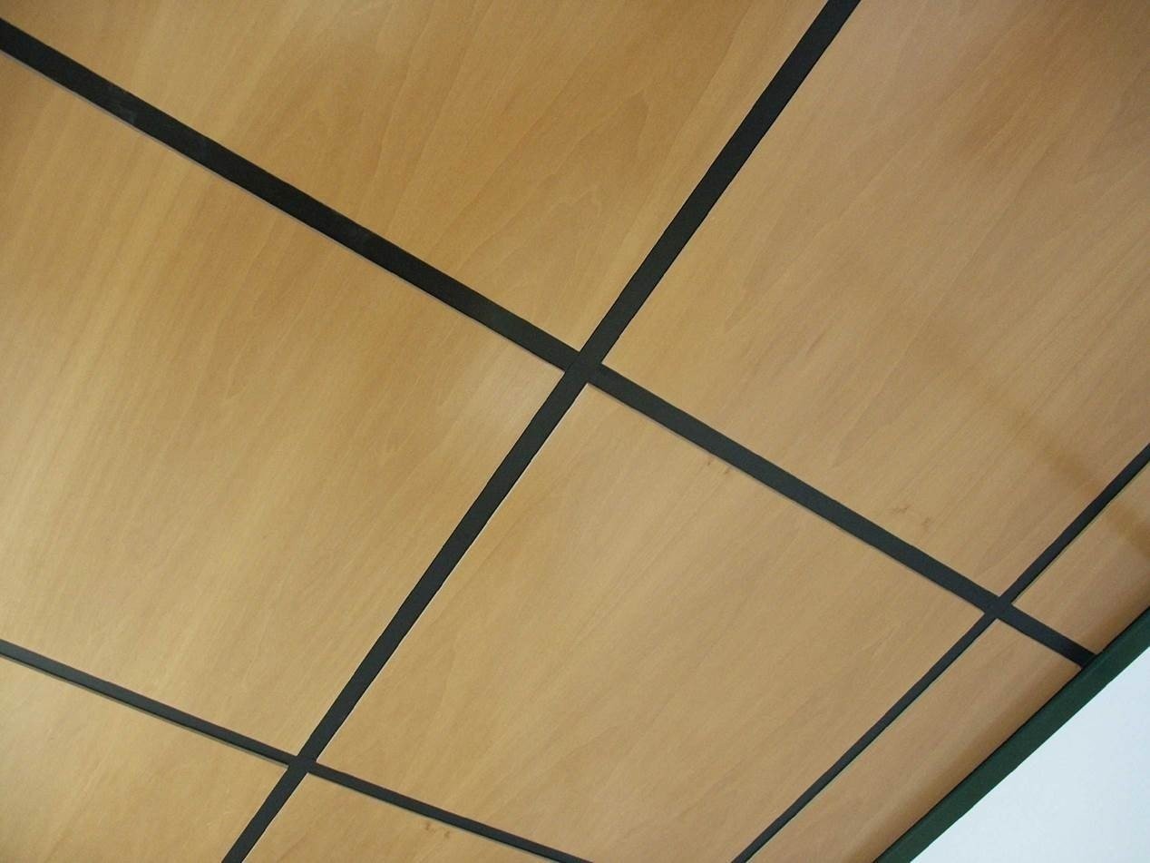 Шпонированные панели для потолка