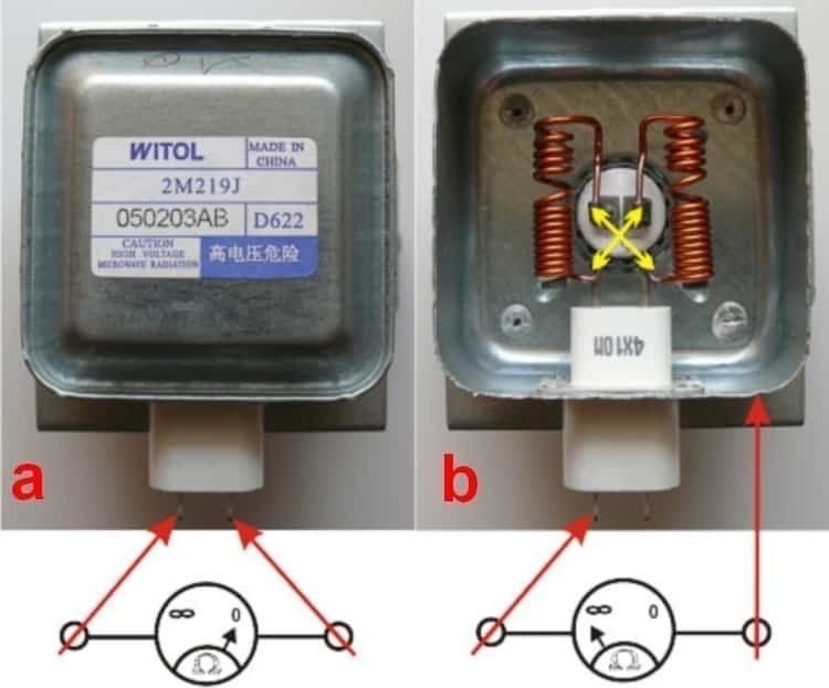 Проходной конденсатор для магнетрона схема