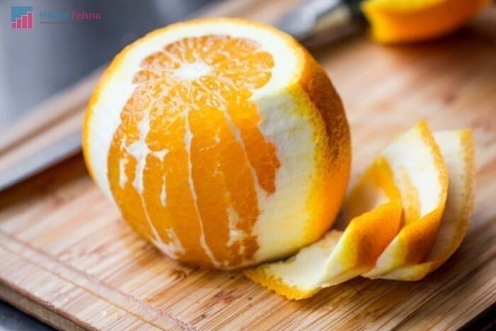 Вес среднего апельсина с кожурой