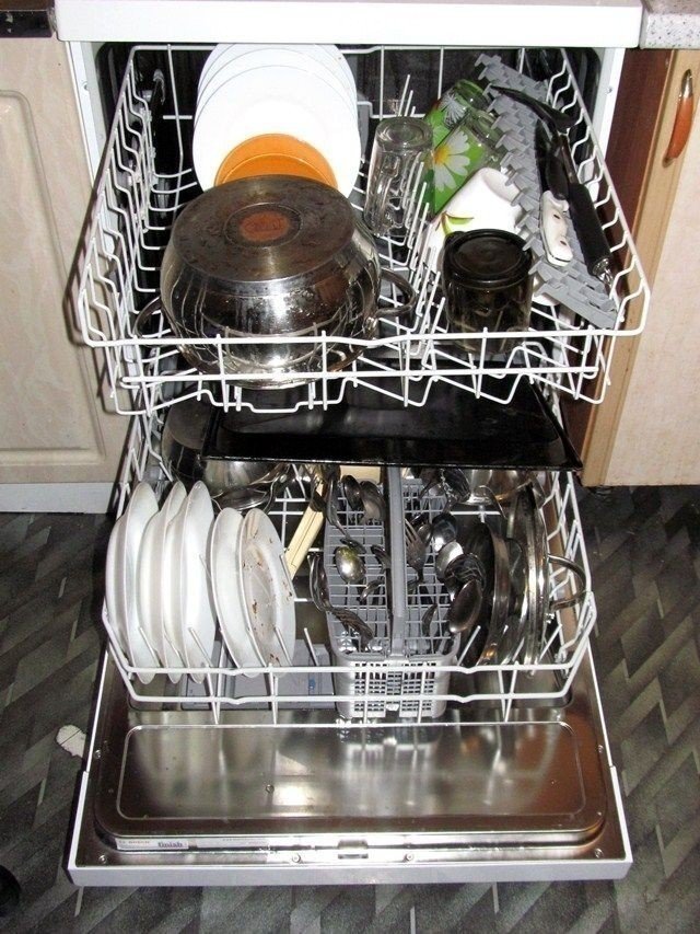 Посудомойка zanussi расстановка посуды