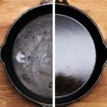Чугунная сковорода: очистка от нагара и уход