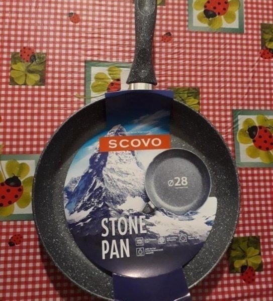 Сковорода scovo stone pan