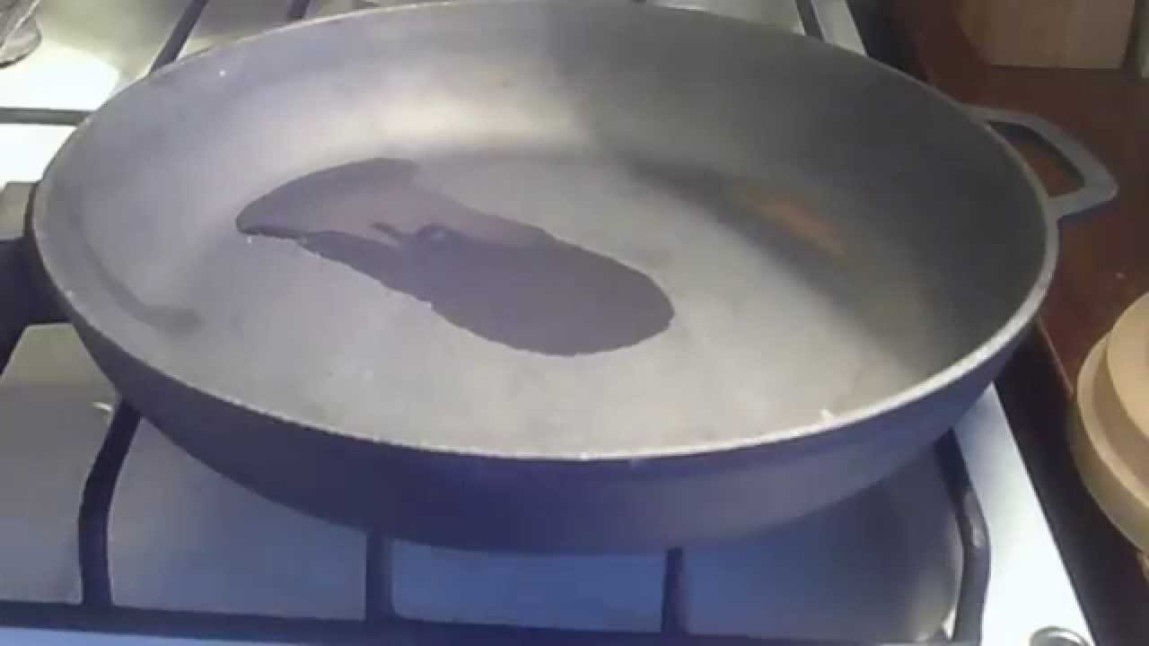 Сковорода силуминовая литая подготовка к пользованию