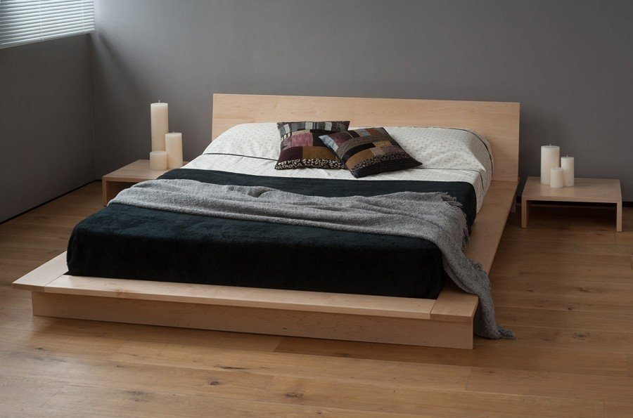 Двуспальная кровать в стиле лофт