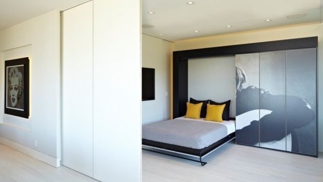 Современные кровати в стене — удобство и практичность в одном изделии
