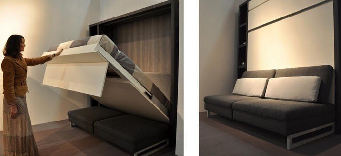 Шкаф кровать с диваном трансформер