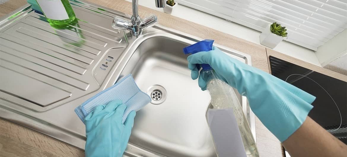Кухонные перчатки для мытья посуды