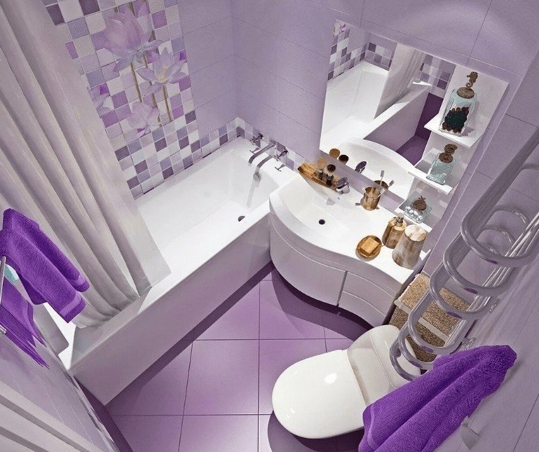 Ванная комната в панельном доме дизайн