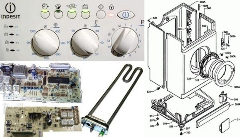 Схема запчастей стиральной машинки занусси